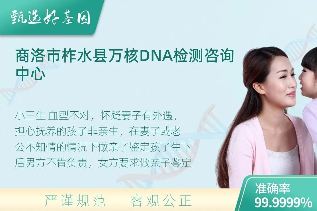 商洛市柞水县隐私个人亲子鉴定